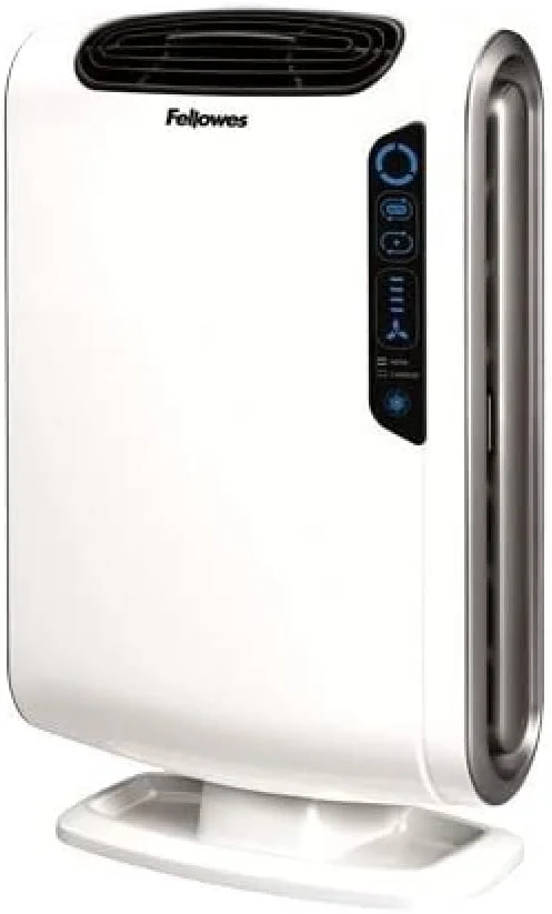 دستگاه تصفیه هوا Fellowes AeraMax با فیلتر کربن HEPA واقعی، سفید، DX55