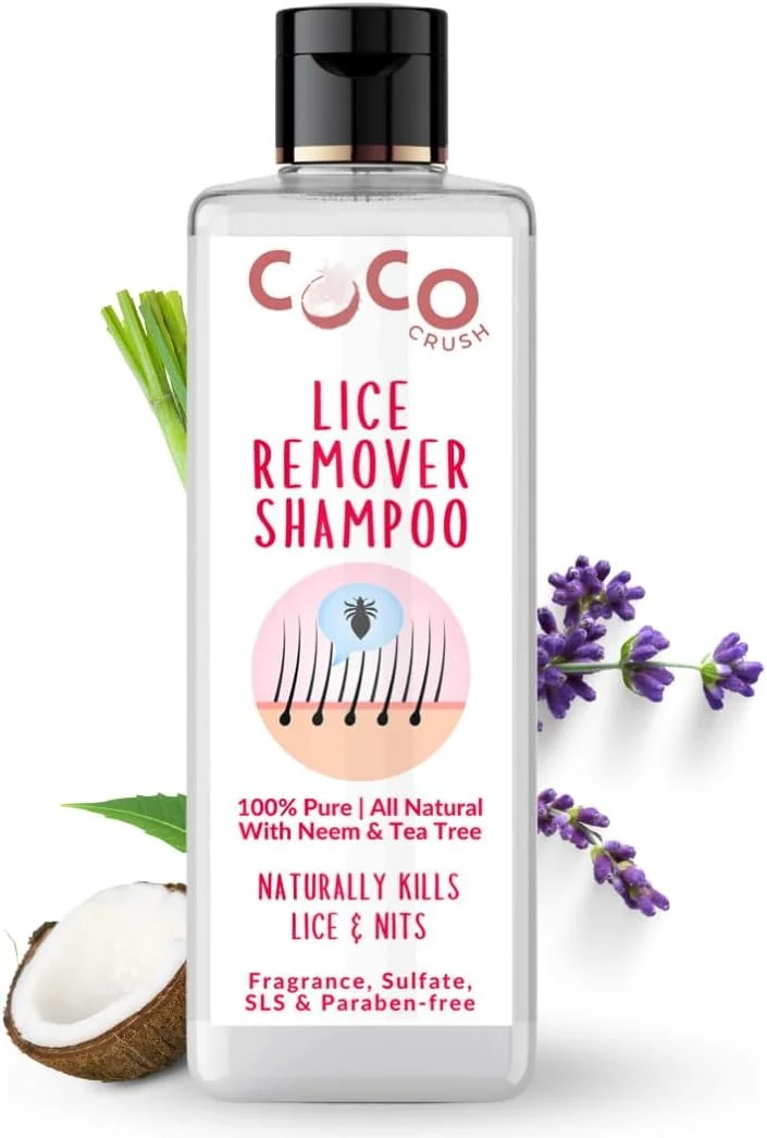 شامپو ضد شپش آیورودیک Coco Crush | از بین برنده 100% طبیعی شپش، تخم شپش و رشک | درمان تک مرحله ای، ایمن برای کودکان | حاوی عصاره های چریش و درخت چای | فاقد پارابن و سولفات (50 میلی لیتر) شامپو ضد شپش آیورودیک Coco Crush | از بین برنده 100% طبیعی شپش، تخم شپش و رشک | درمان تک مرحله ای، ایمن برای کودکان | حاوی عصاره های چریش و درخت چای | فاقد پارابن و سولفات (50 میلی لیتر)