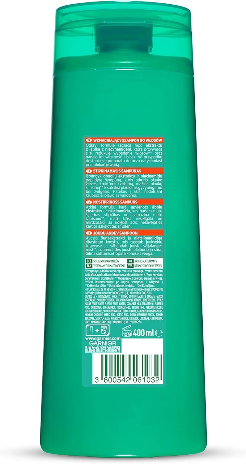 شامپو تقویت کننده مو گارنیه فروکتیس مدل Grow Strong حجم 400 میلی لیتر شامپو تقویت کننده مو گارنیه فروکتیس مدل Grow Strong حجم 400 میلی لیتر