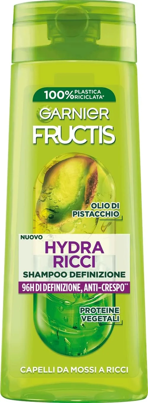 شامپو حالت دهنده موهای فر و مجعد گارنیه Fructis، ضد وز برای موهای نرم و درخشان، Hydra Curls، 250 میلی لیتر