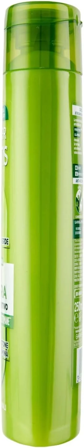 شامپو تسکین دهنده موی سر گارنیه Fructis برای موهای معمولی، ضد شوره، حاوی چای سبز و پیروکتون اولامین 250 میلی لیتر