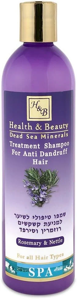 شامپو ضد شوره سر حاوی مواد معدنی دریای مرده H & B HEALTH & BEAUTY حجم 400 میلی لیتر