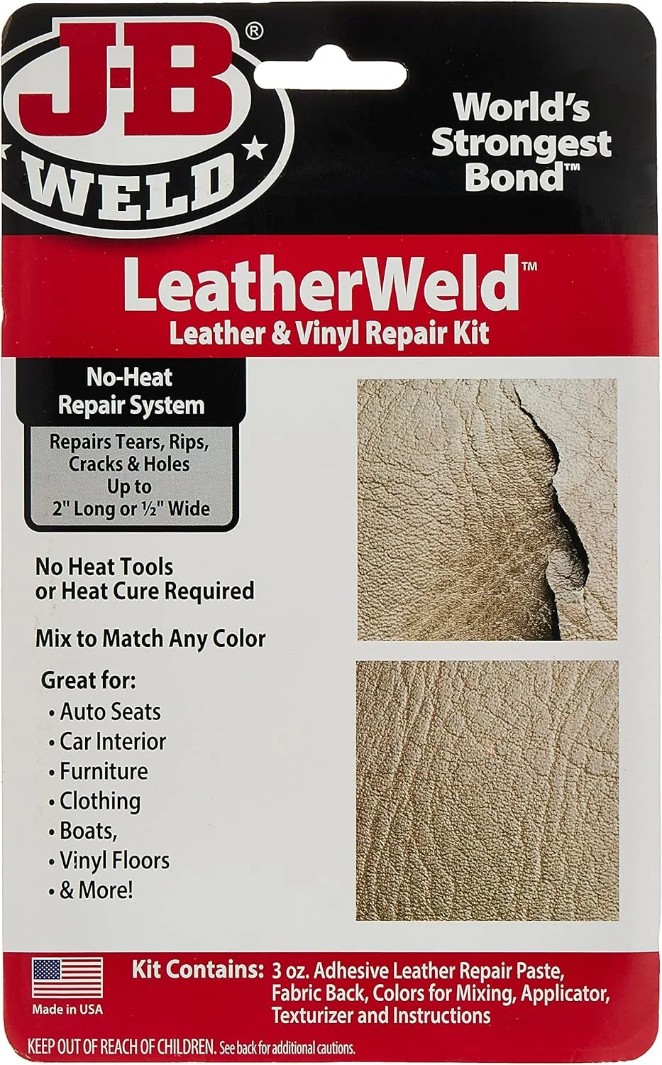 کیت تعمیر چرم و وینیل J-B Weld 2130
