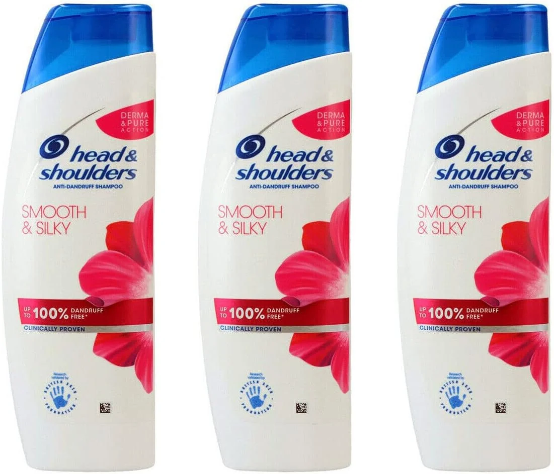 شامپو ضد شوره سر هد اند شولدرز مدل Smooth & Silky بسته 6 عددی 250 میلی لیتری