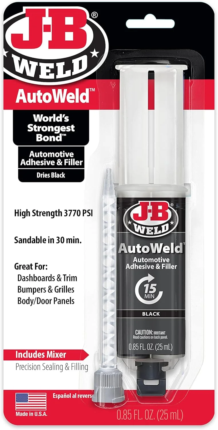 چسب اتومبیل J-B Weld مدل AutoWeld، ۲۵ میلی لیتر، رنگ برنزی