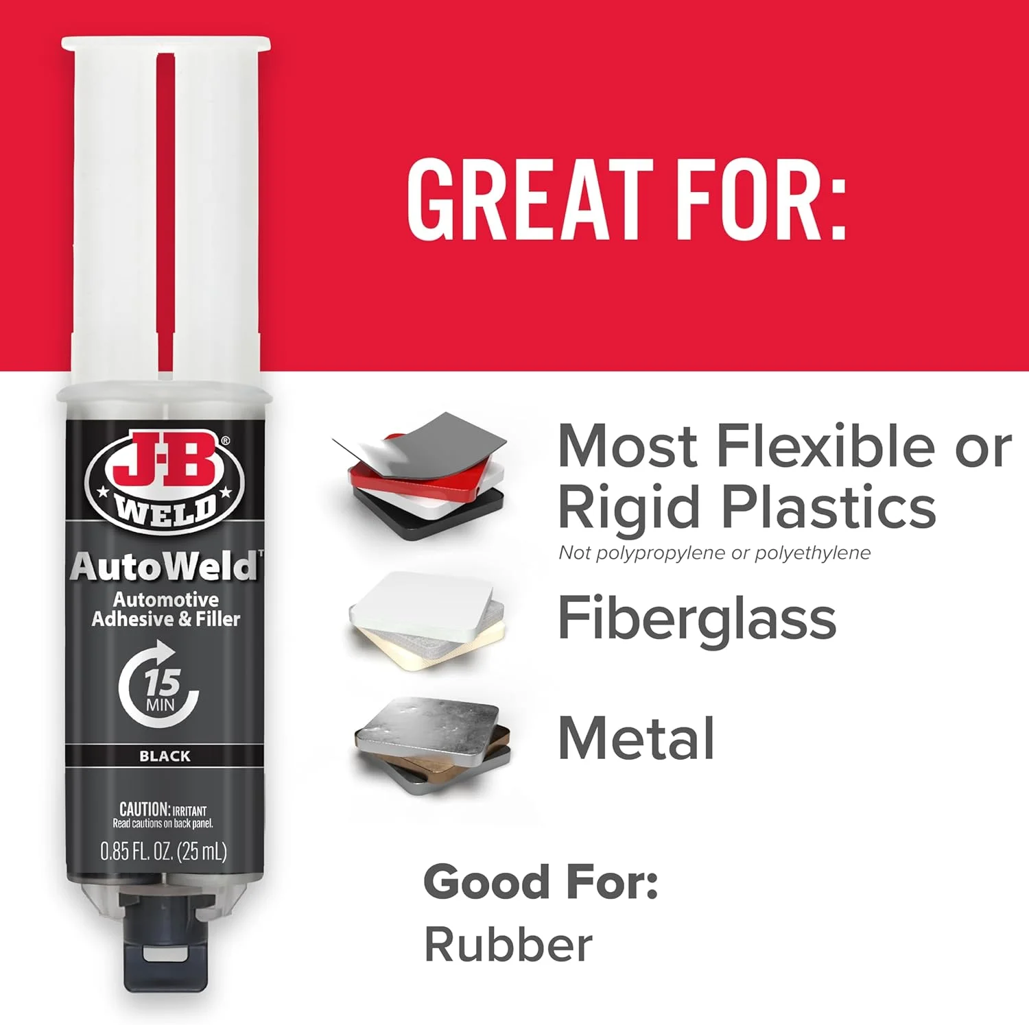 چسب اتومبیل J-B Weld مدل AutoWeld، ۲۵ میلی لیتر، رنگ برنزی چسب اتومبیل J-B Weld مدل AutoWeld، ۲۵ میلی لیتر، رنگ برنزی