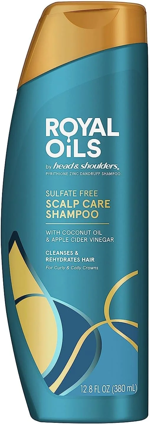شامپو مرطوب کننده Head & Shoulders Royal Oils، درمان ضد شوره برای موهای طبیعی، فر و مجعد، حاوی روغن نارگیل و سرکه سیب، بدون سولفات، پارابن و رنگ، 380 میلی لیتر شامپو مرطوب کننده Head & Shoulders Royal Oils، درمان ضد شوره برای موهای طبیعی، فر و مجعد، حاوی روغن نارگیل و سرکه سیب، بدون سولفات، پارابن و رنگ، 380 میلی لیتر