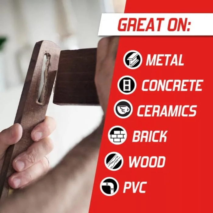 بتونه تعمیراتی همه منظوره لاکتایت 1999131-6، استوانه 2 اونسی، بسته 6 عددی، سفید