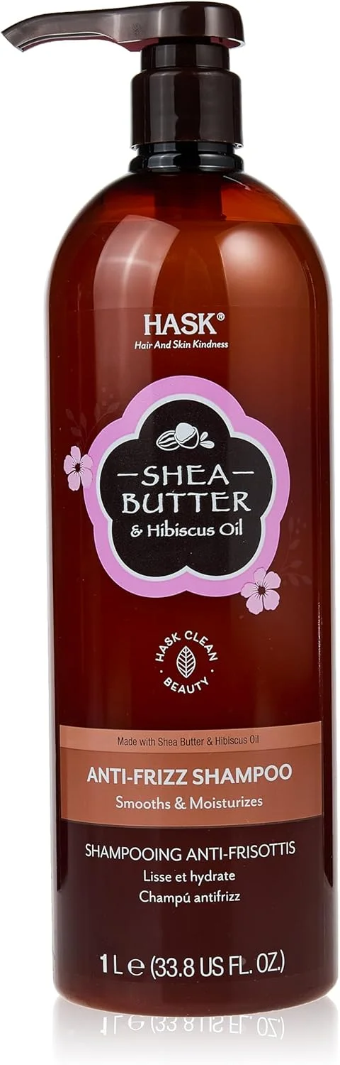 شامپو ضد وز مو حاوی شی باتر و هیبیسکوس هاسک ۱ لیتر شامپو ضد وز مو حاوی شی باتر و هیبیسکوس هاسک ۱ لیتر