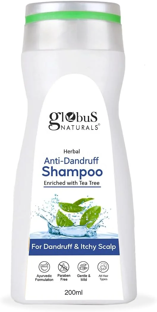 شامپو ضد شوره سر گلوبوس نچرالز، برای شوره سر و خارش پوست سر، مناسب برای انواع مو، 200 میلی لیتر