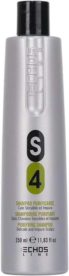 شامپو ضد شوره مو ECHOSLINE S4 - حجم 350 میلی لیتر