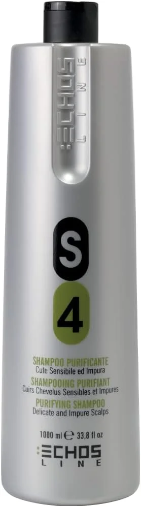 شامپو ضد شوره اِکوز لاین S4، ۱ لیتر، مناسب برای آقایان و بانوان