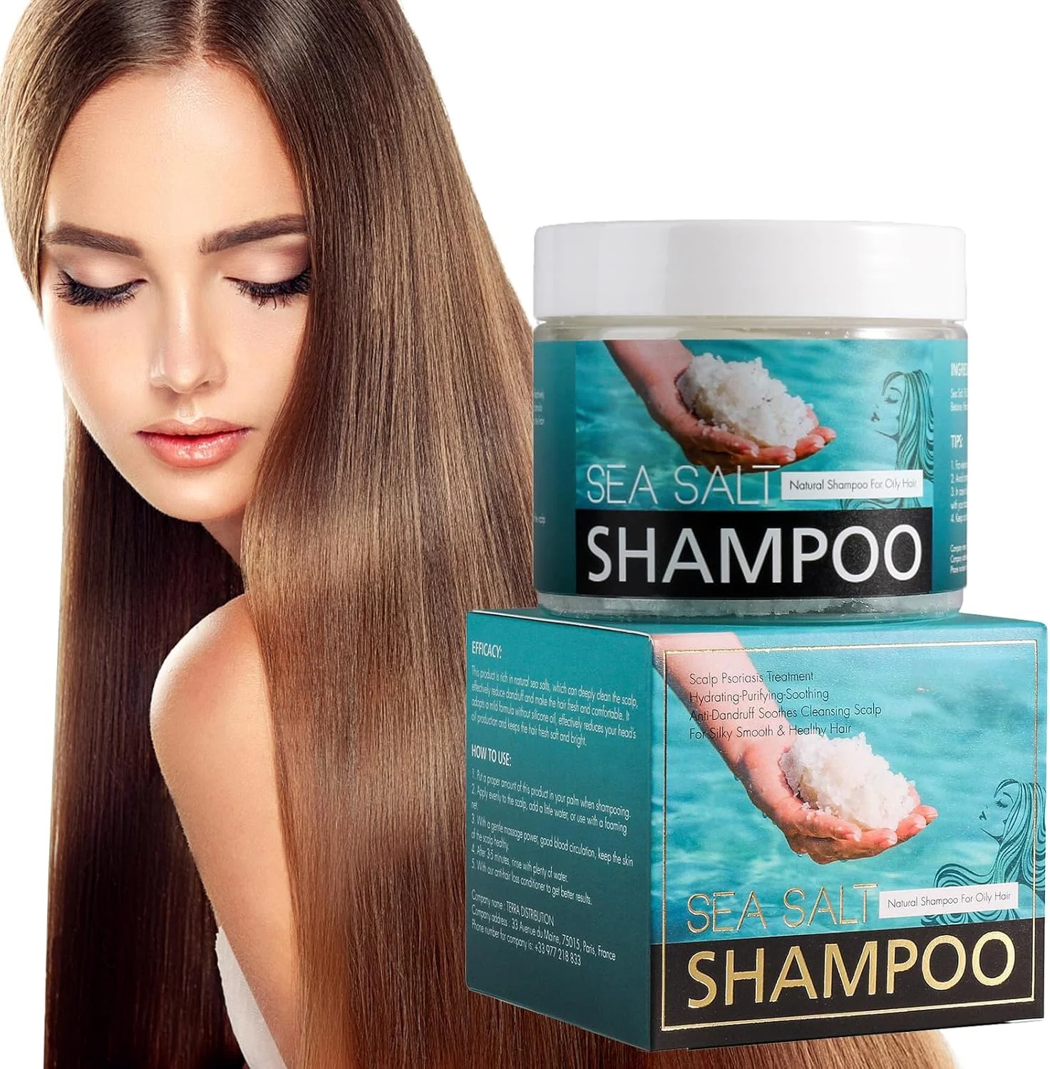 شامپو نمک دریایی 200 میلی لیتری Dyceittdia، شامپو نمک دریایی، شامپو ضد شوره طراوت بخش با کنترل چربی، شامپو پاک کننده نمک دریایی طبیعی برای پوست سر آقایان و بانوان، شامپو شامپو نمک دریایی 200 میلی لیتری Dyceittdia، شامپو نمک دریایی، شامپو ضد شوره طراوت بخش با کنترل چربی، شامپو پاک کننده نمک دریایی طبیعی برای پوست سر آقایان و بانوان، شامپو