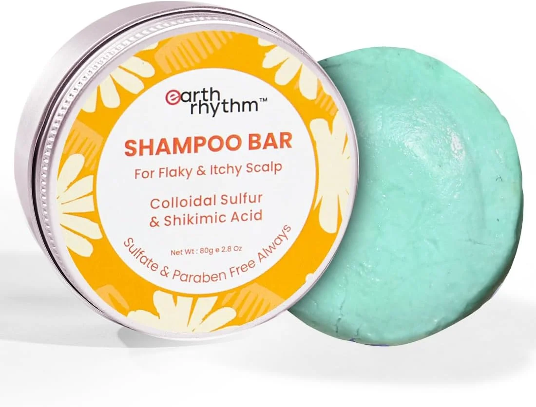 شامپو بار ضد شوره سر Earth Rhythm برای پوست سر خارش دار و پوسته پوسته | مناسب آقایان و بانوان | حاوی عصاره آرنیکا، نعناع فلفلی و منتول | فاقد سولفات و پارابن - 80 گرم شامپو بار ضد شوره سر Earth Rhythm برای پوست سر خارش دار و پوسته پوسته | مناسب آقایان و بانوان | حاوی عصاره آرنیکا، نعناع فلفلی و منتول | فاقد سولفات و پارابن - 80 گرم
