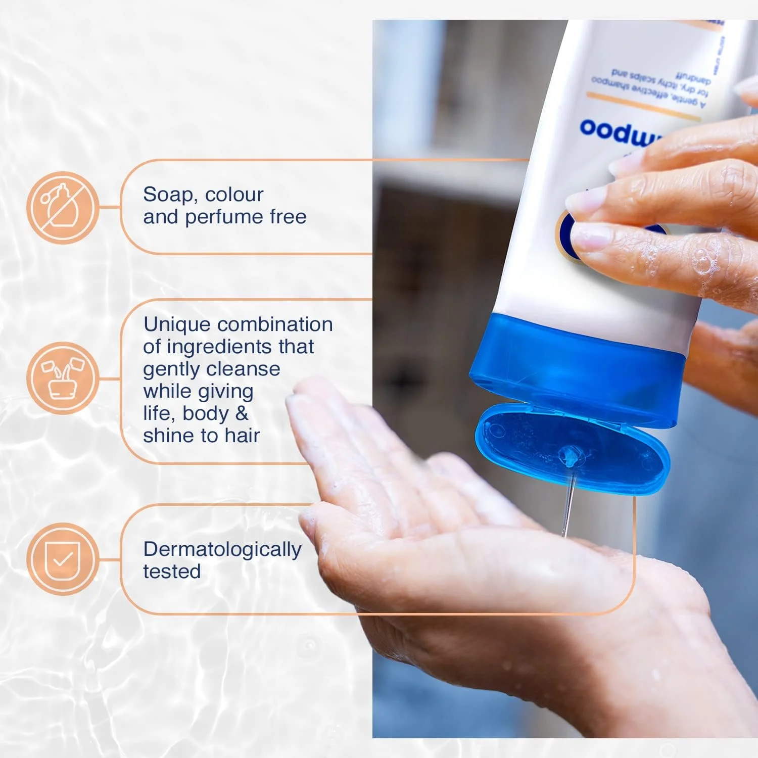 شامپو E45 حجم 200 میلی لیتر