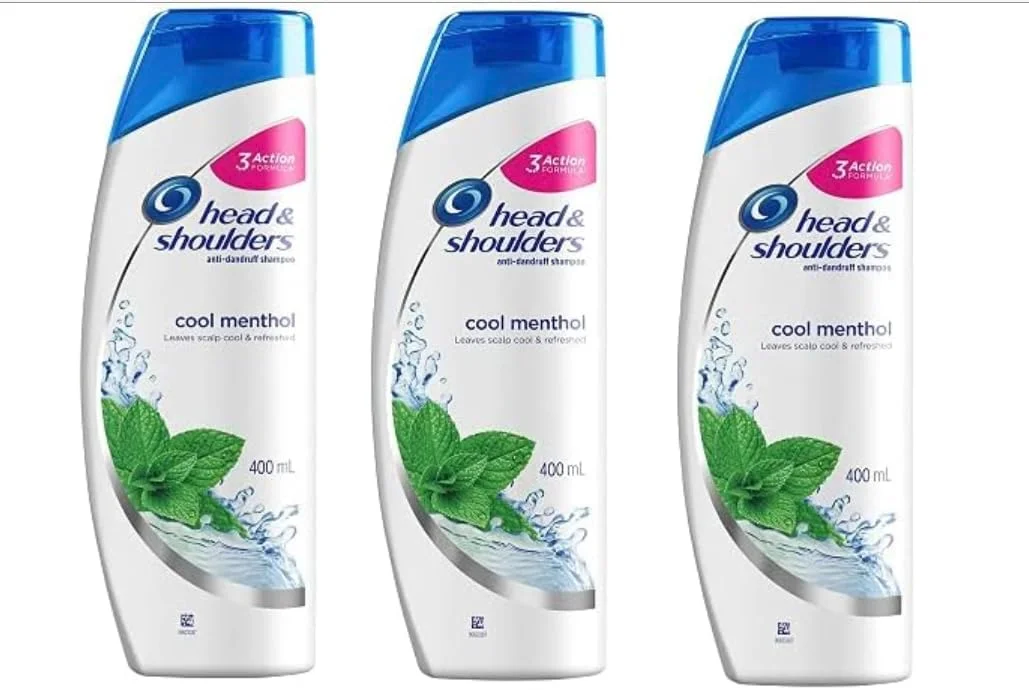 شامپو ضد شوره سر و شانه مدل Cool Menthol - حجم 400 میلی لیتر (3 عدد)