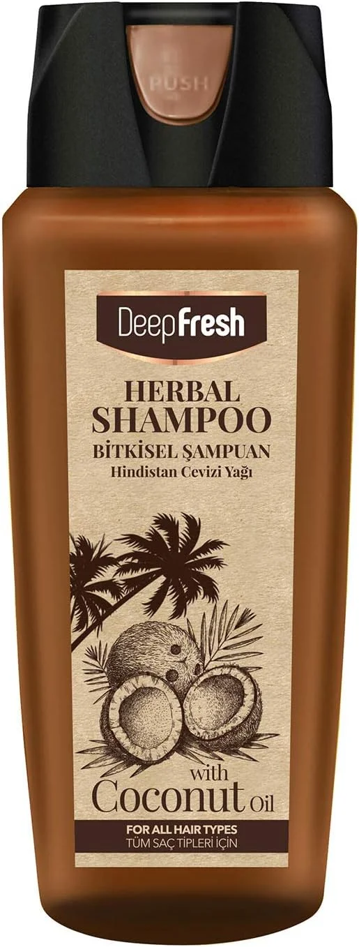 شامپو گیاهی نارگیل دیپ فرش، 500 میلی لیتر