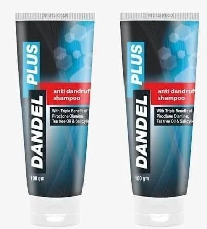 شامپو ضد شوره دندل پلاس 100 گرمی، (بسته 2 عددی)