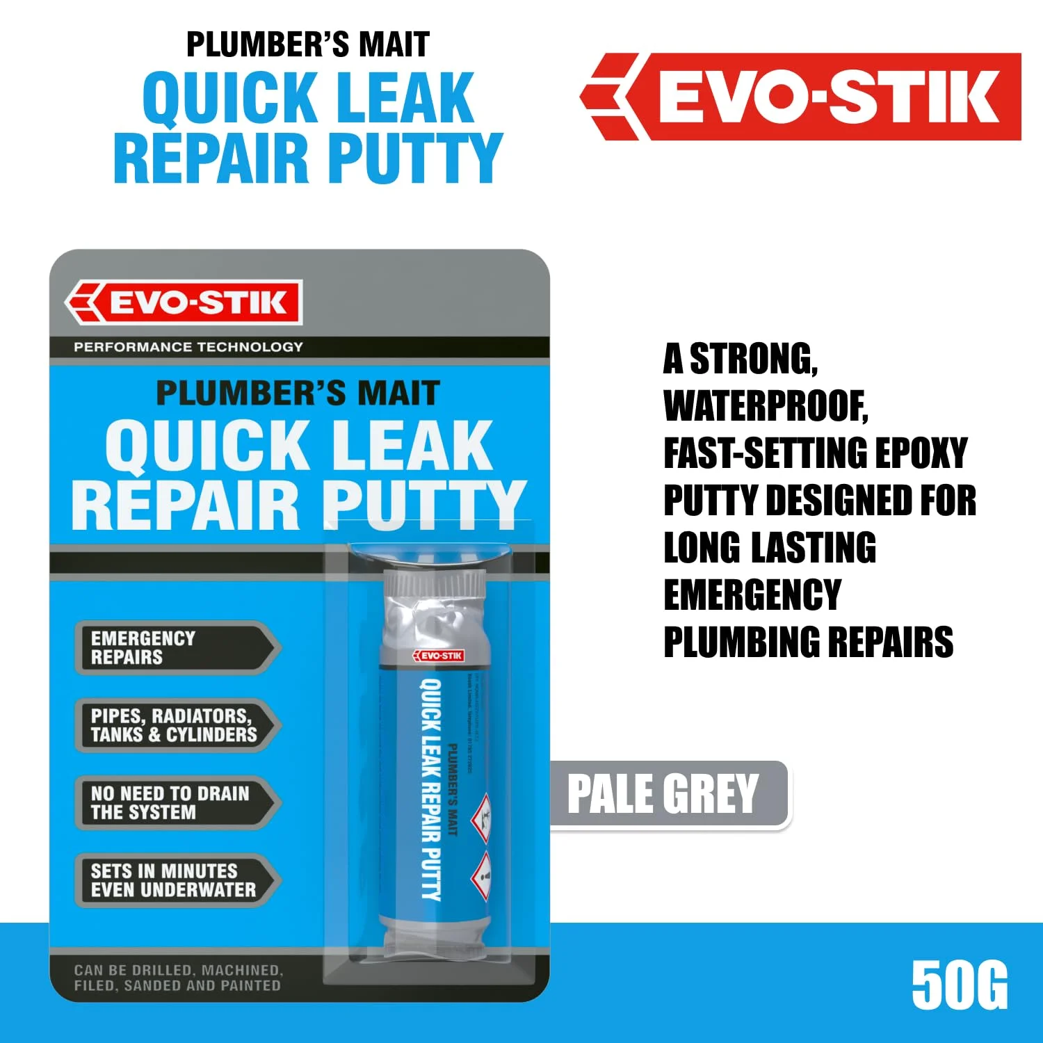 بتونه تعمیر نشتی سریع EVO-STIK Plumber's Mait: راه حل فوری و ضد آب برای تعمیرات اضطراری لوله کشی بتونه تعمیر نشتی سریع EVO-STIK Plumber's Mait: راه حل فوری و ضد آب برای تعمیرات اضطراری لوله کشی