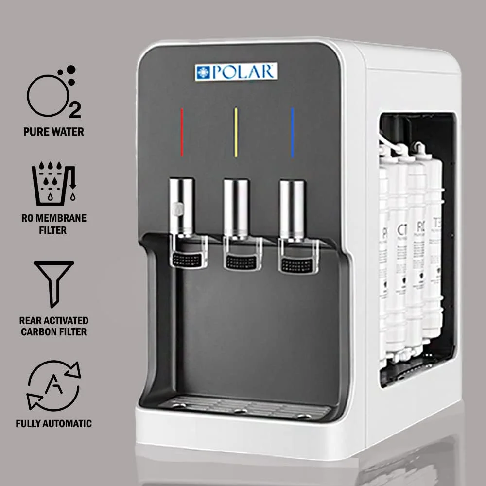 دستگاه تصفیه آب و پخش کننده آب با سیستم RO و UV