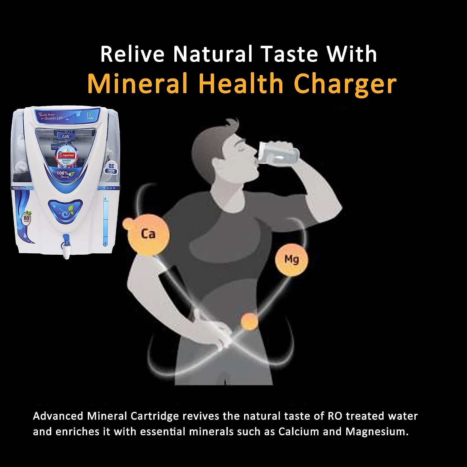 دستگاه تصفیه آب رویال آکوافرش Epic RO+UV+UF با ظرفیت 12 لیتر و 14 مرحله تصفیه، برقی و تمام اتوماتیک، قابل نصب روی دیوار، مناسب برای منزل و اداره دستگاه تصفیه آب رویال آکوافرش Epic RO+UV+UF با ظرفیت 12 لیتر و 14 مرحله تصفیه، برقی و تمام اتوماتیک، قابل نصب روی دیوار، مناسب برای منزل و اداره