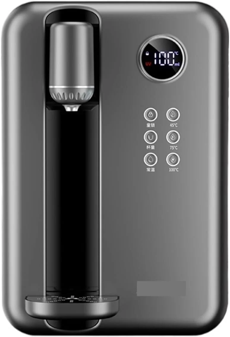 دستگاه آبسردکن فوری دیواری، دستگاه آب آشامیدنی مستقیم خانگی، تصفیه کننده هوشمند آب، آبسردکن آب گرم و سرد 220 (خاکستری)