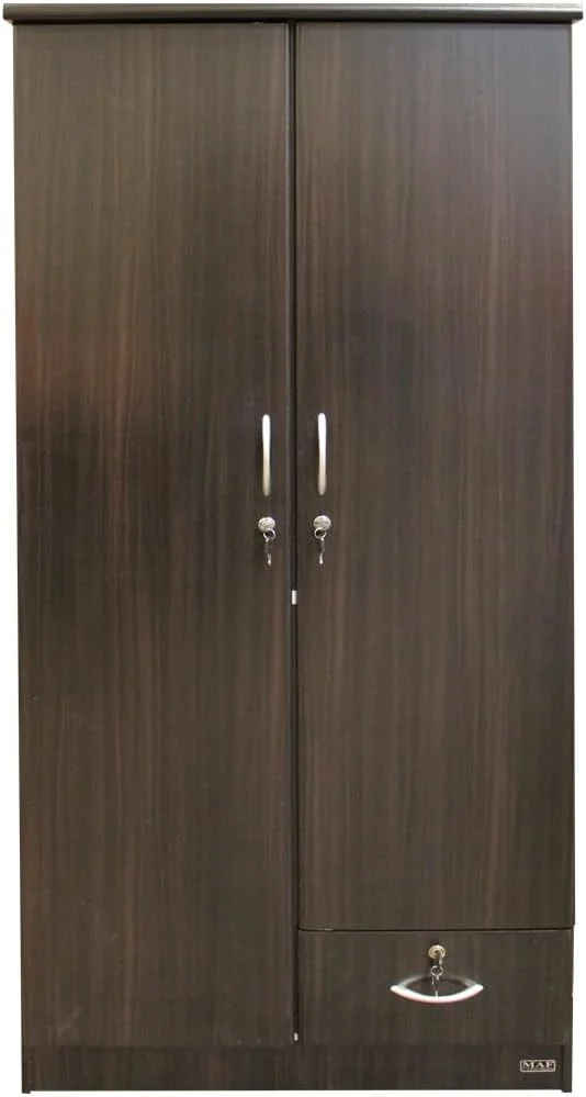 کمد لباس چوبی درب دار مبلمان محمد عظیم، کابینت MAF-621، کمد از چوب مهندسی شده با 1 کشو قفل دار، مدرن شیک و بادوام