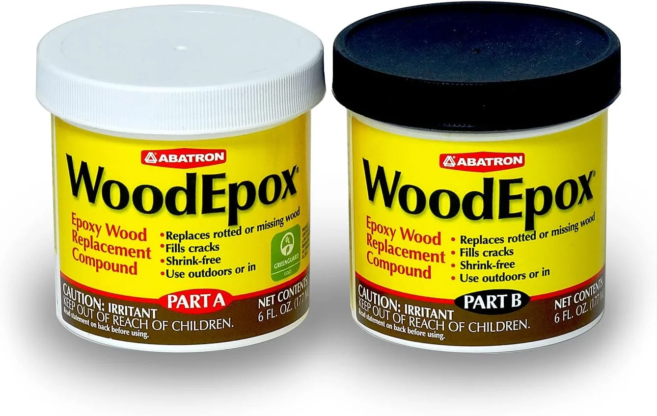 ترکیب جایگزین چوب اپوکسی Abatron WoodEpox، کیت 12 اونسی، قسمت A و B