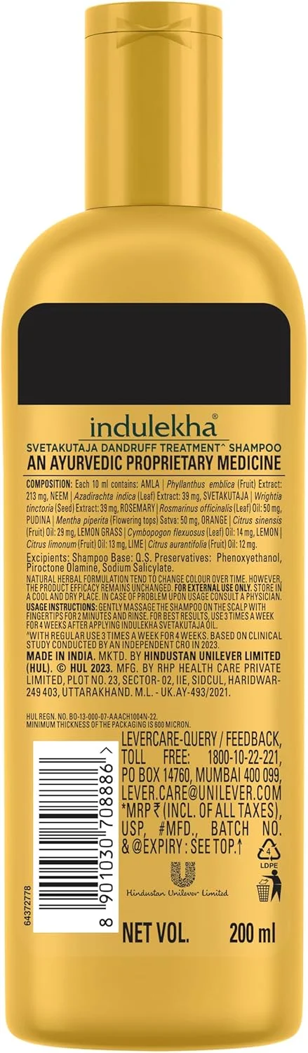 شامپو درمان شوره سر ایندولهکا 200 میلی لیتر