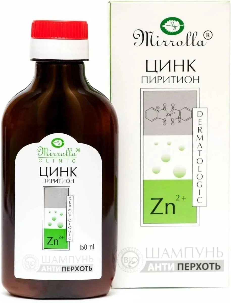 شامپو ضد شوره زینک پیریتیون میروللا – از نظر بالینی ثابت شده است که پوسته ها را از بین می برد، سوزش پوست سر را تسکین می دهد و تعادل میکروبیوم را بازیابی می کند – برای آقایان و بانوان (150 میلی لیتر)