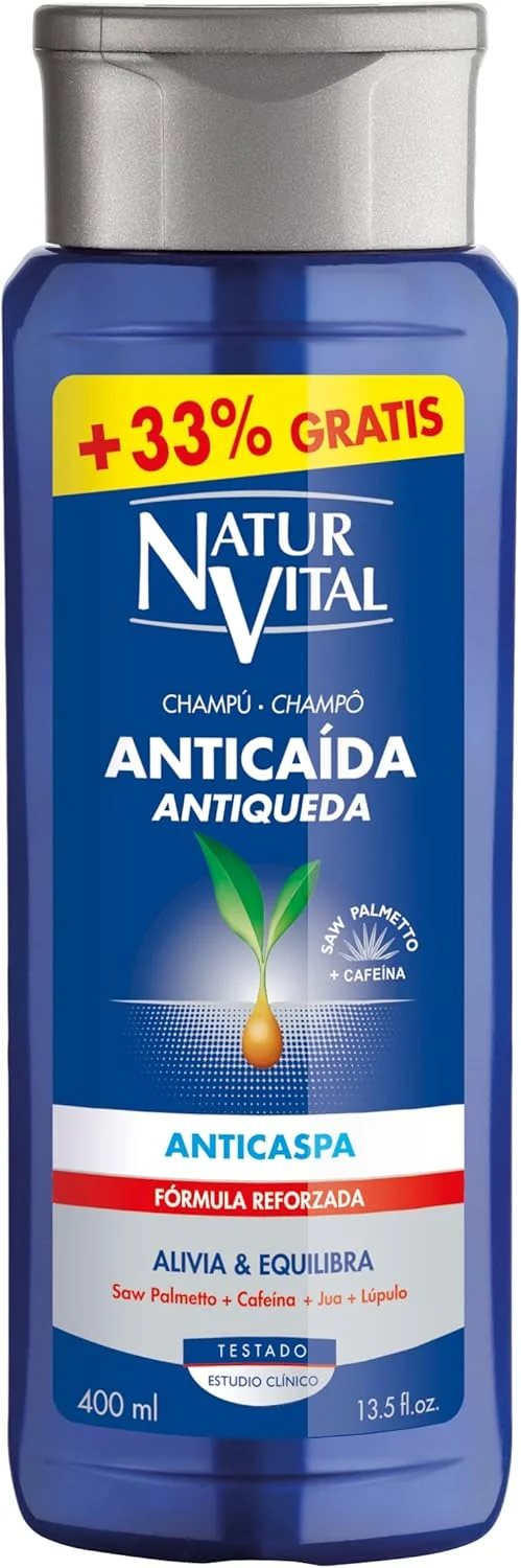 شامپو ضد ریزش مو نیچر اند لایف - تغذیه کننده پوست سر و کنترل کننده شوره سر - 400 میلی لیتر