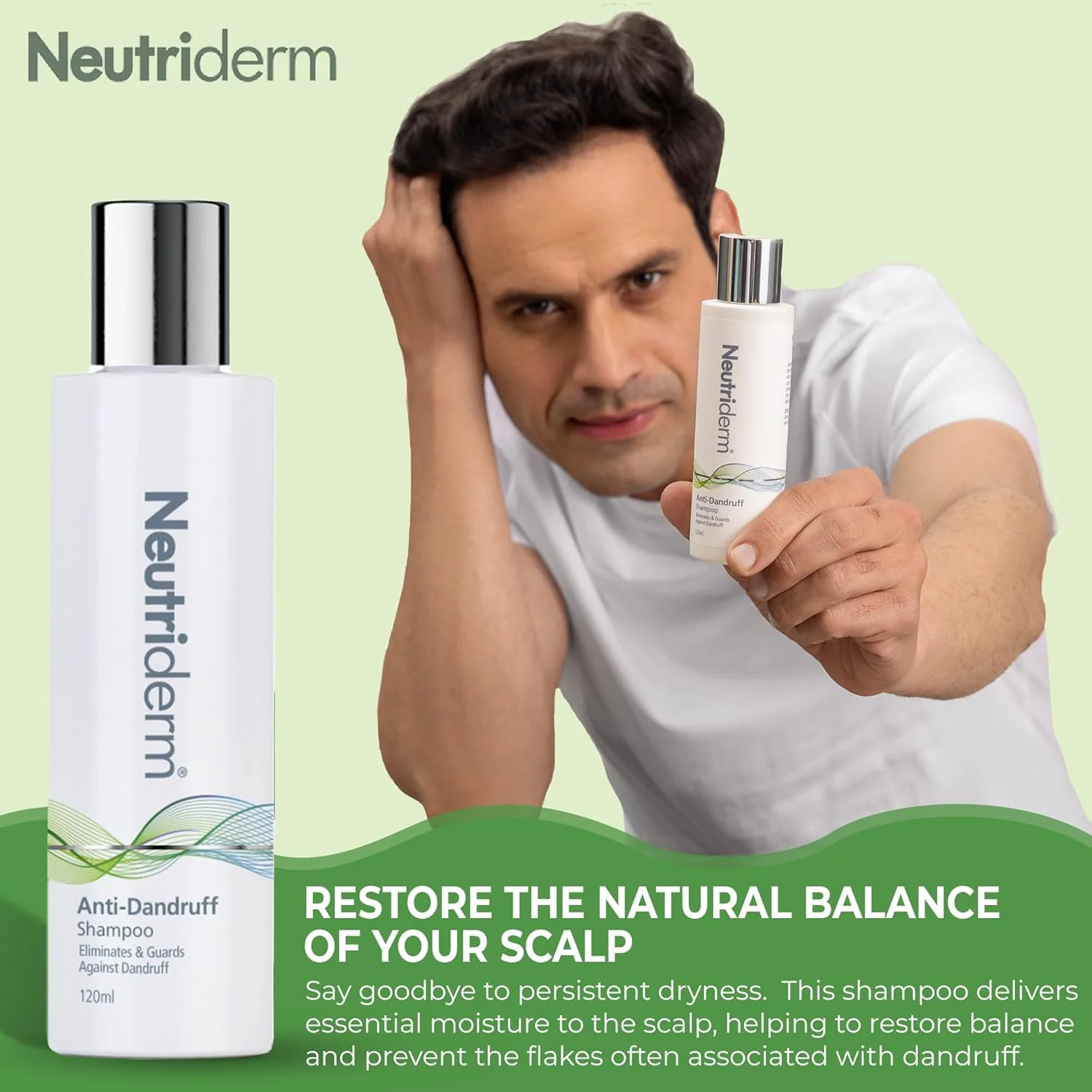 شامپو ضد شوره نوترiderm - 120 میلی لیتر شامپو ضد شوره نوترiderm - 120 میلی لیتر