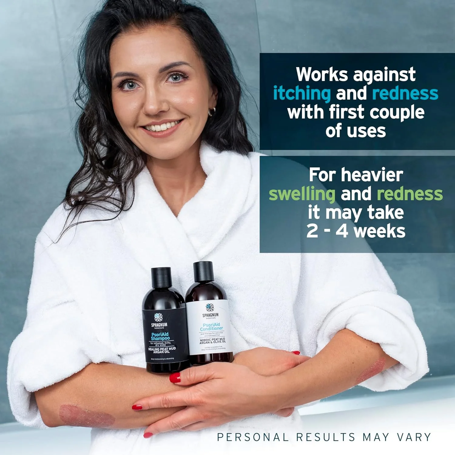 شامپو طبیعی اگزما و پسوریازیس - درمان با لجن ذغال سنگ نارس 100% فاقد قطران زغال سنگ سرطان زا. فاقد سولفات، تسکین خارش پوست سر، ضد شوره و درماتیت. مرطوب کننده و پاک کننده عمیق با روغن آرگان