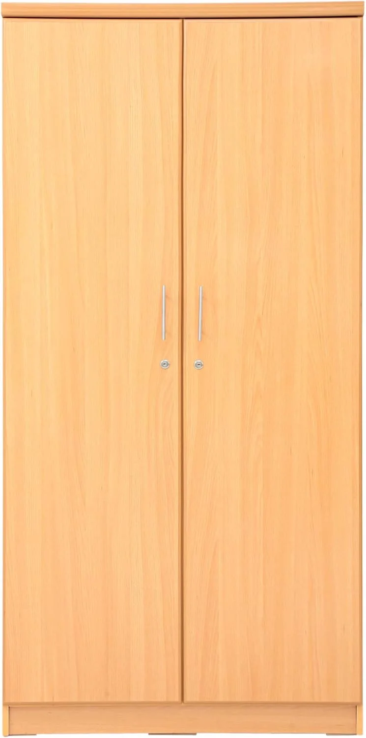 کمد لباس چوبی دو درب AFT مدل Simplicity، بژ