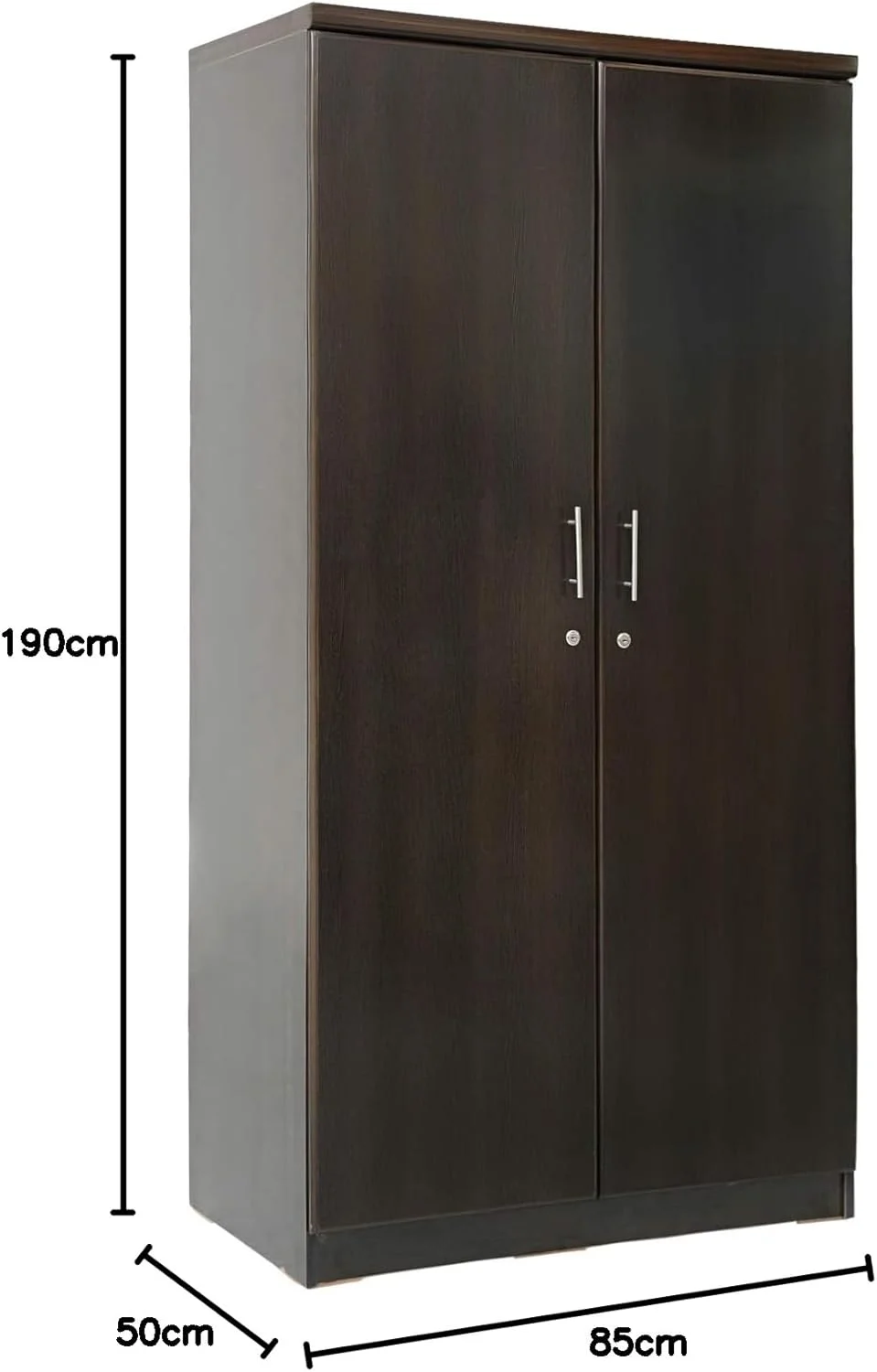 کمد لباس چوبی دو درب AFT مدل Simplicity، قهوه ای ونگه کمد لباس چوبی دو درب AFT مدل Simplicity، قهوه ای ونگه