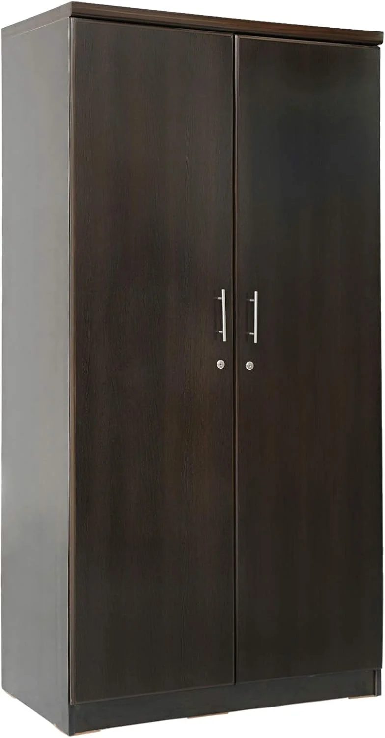 کمد لباس چوبی دو درب AFT مدل Simplicity، قهوه ای ونگه کمد لباس چوبی دو درب AFT مدل Simplicity، قهوه ای ونگه