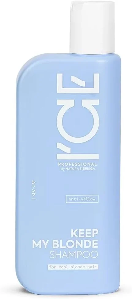 شامپو ضد زردی موهای بلوند ناتورا Siberica ICE، 250 میلی لیتر