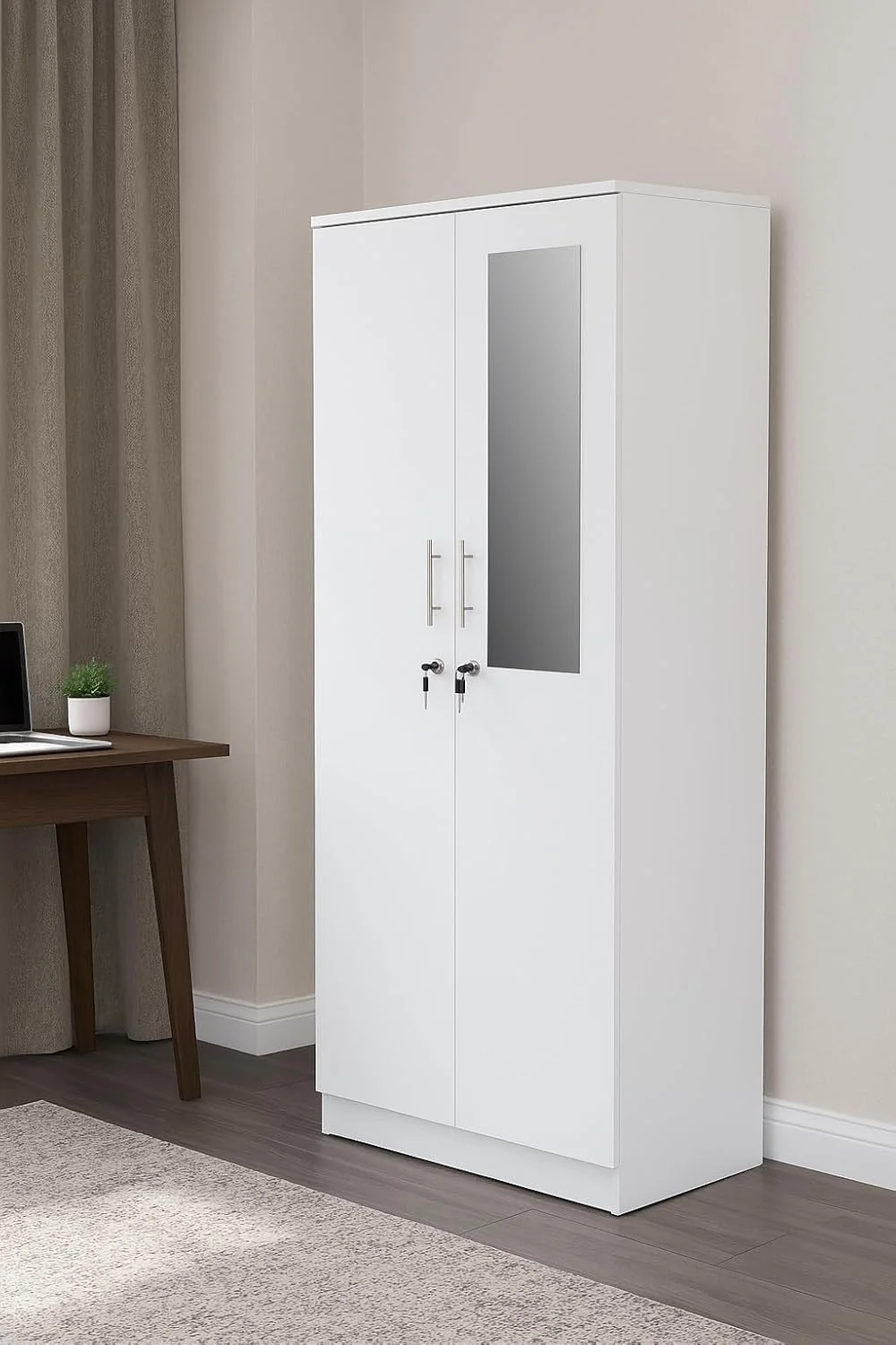 کمد لباس چوبی آفت مدل COSMIC، سفید