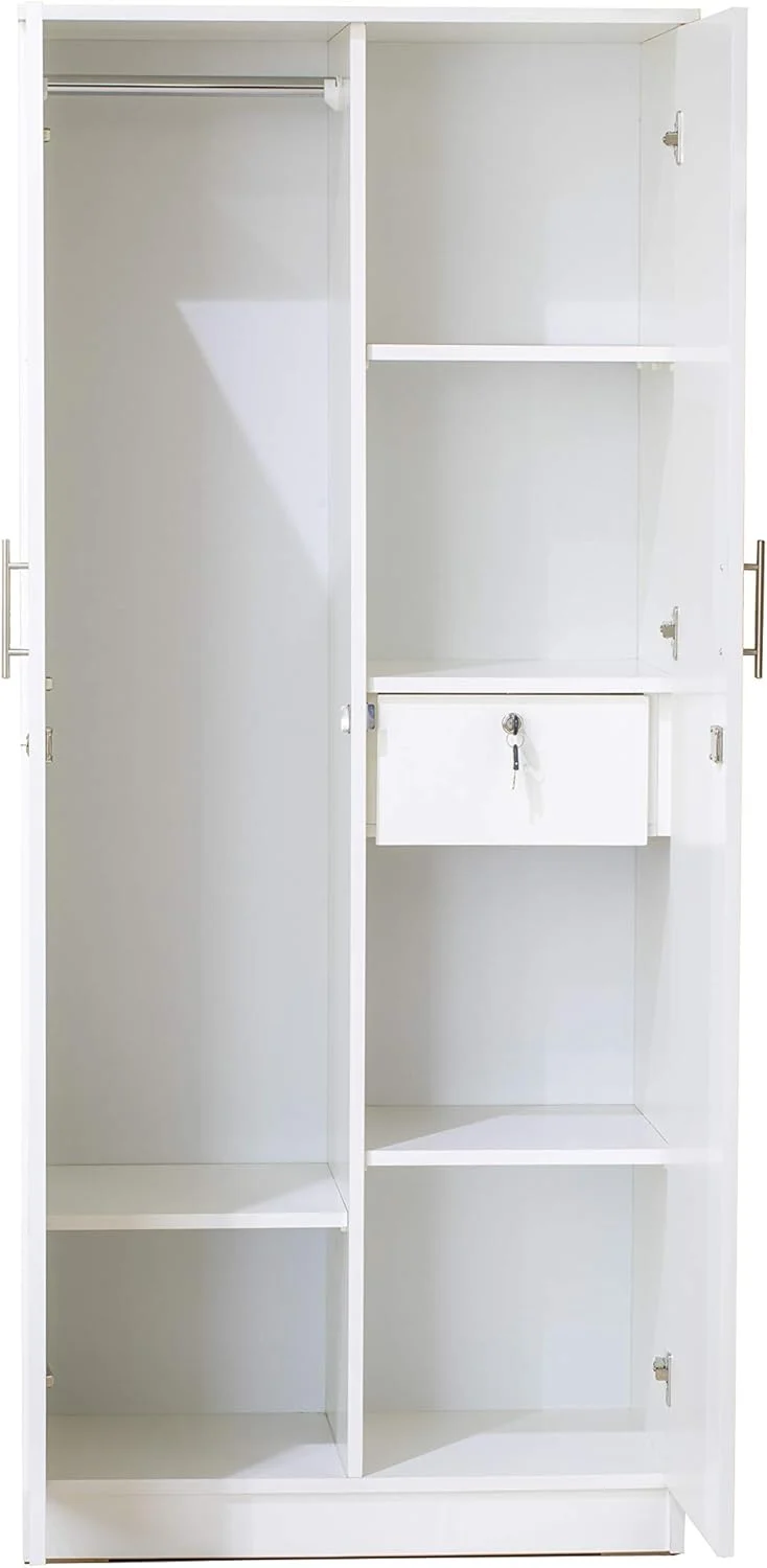 کمد لباس چوبی آفت مدل COSMIC، سفید کمد لباس چوبی آفت مدل COSMIC، سفید