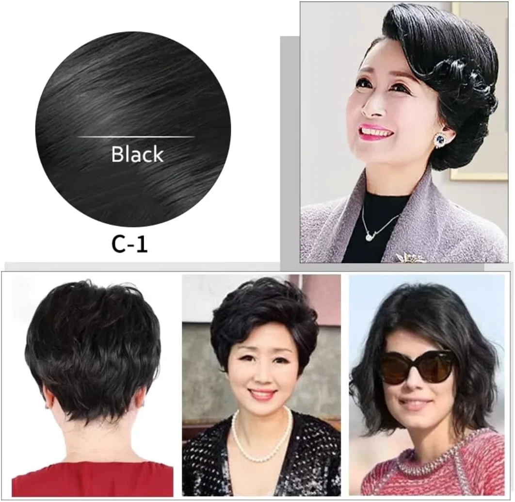 شامپو رنگ مو مشکی نیکیتا ویوی 500 میلی لیتر، شامپو رنگ مو برای پوشش موهای سفید و خاکستری برای خانم ها و آقایان، شامپو رنگ مو با ماندگاری طولانی، تغذیه کننده عمیق و ضد ریزش مو، شامپو رنگ مو گیاهی