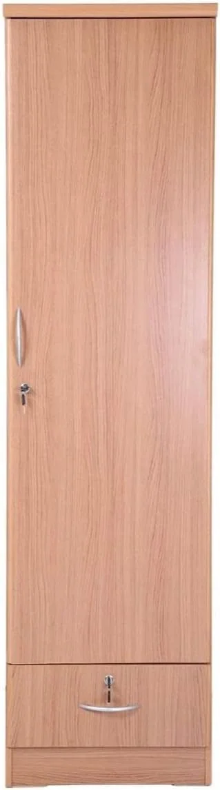 کمد لباس چوبی ALWASIT - کابینت/کمد 1 درب بژ