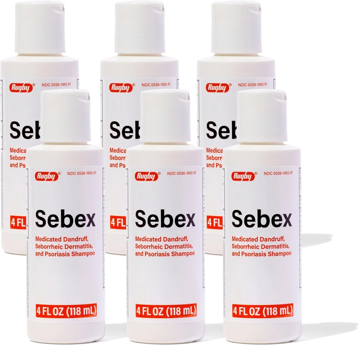 شامپو ضد شوره سر دارویی Major Sebex مشابه Sebulex - 118 میلی لیتر، (بسته 6 عددی)