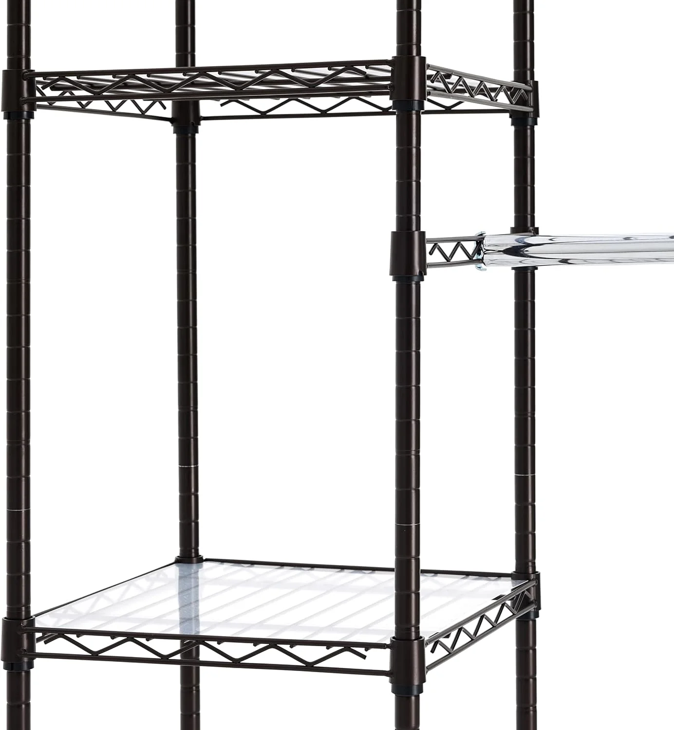 کمد لباس فلزی آویز و قفسه دار قابل گسترش آمازون بیسیکس، ۲۰۳.۲ × ۳۵.۵ × ۱۸۲.۸ سانتی متر، برنز کمد لباس فلزی آویز و قفسه دار قابل گسترش آمازون بیسیکس، ۲۰۳.۲ × ۳۵.۵ × ۱۸۲.۸ سانتی متر، برنز