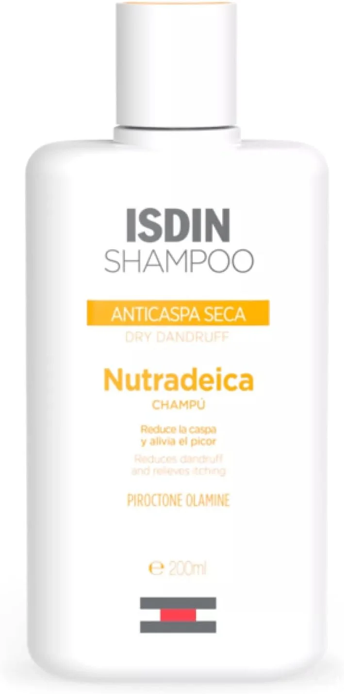 شامپو ضد شوره خشک ایزدین نوترادئیکا، کاهش دهنده شوره سر و تسکین دهنده خارش پوست سر 1 عدد 200 میلی لیتر