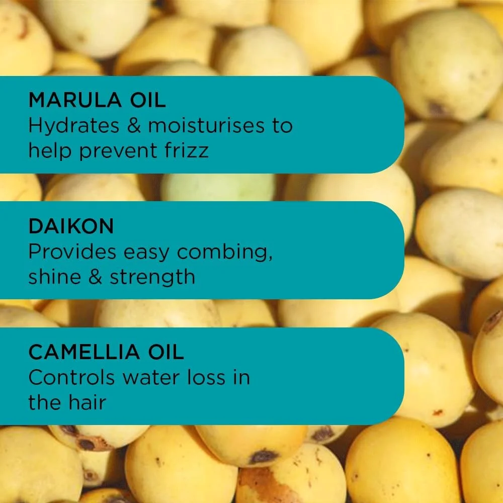 شامپو جادویی ضد وز 97% طبیعی نوتی، پاک کننده ضد وز برای موهای وز و مجعد برای صافی و درخشندگی با روغن مارولا و دایکون، مراقبت از مو وگان بدون سولفات 250 میلی لیتر