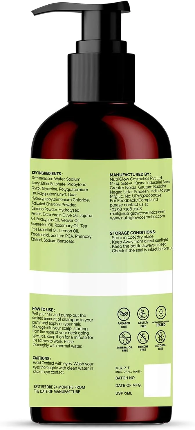 شامپو ترمیم کننده روزانه نوتری گلو، ضد ریزش مو، ضد شوره سر، متعادل کننده pH برای موهای سالم (500 میلی لیتر)