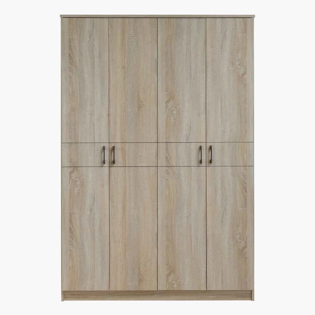 کمد لباس 4 درب هوم باکس مدل Oasis، ابعاد 50 × 181.8 × 120.3 سانتی متر، قهوه ای کمد لباس 4 درب هوم باکس مدل Oasis، ابعاد 50 × 181.8 × 120.3 سانتی متر، قهوه ای