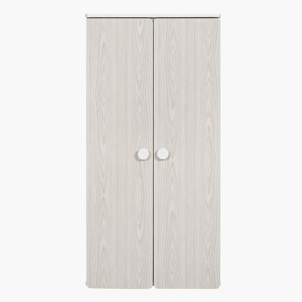 کمد لباس دو درب کودک و نوجوان وانیلی هوم باکس کمد لباس دو درب کودک و نوجوان وانیلی هوم باکس