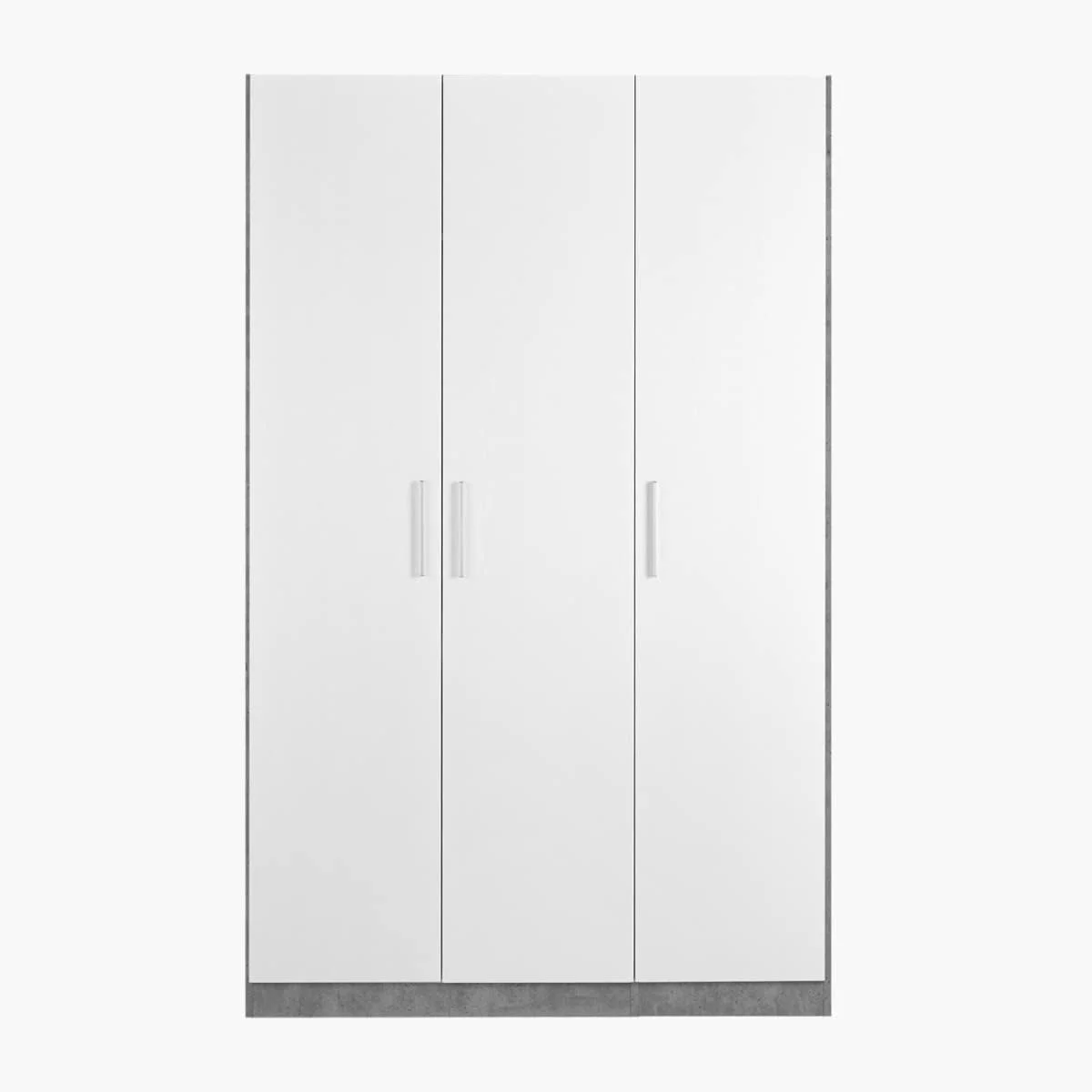 کمد لباس سه درب Home Box مدل Patara ابعاد 59.5 x 198 x 123 سانتی متر رنگ سفید/طوسی کمد لباس سه درب Home Box مدل Patara ابعاد 59.5 x 198 x 123 سانتی متر رنگ سفید/طوسی