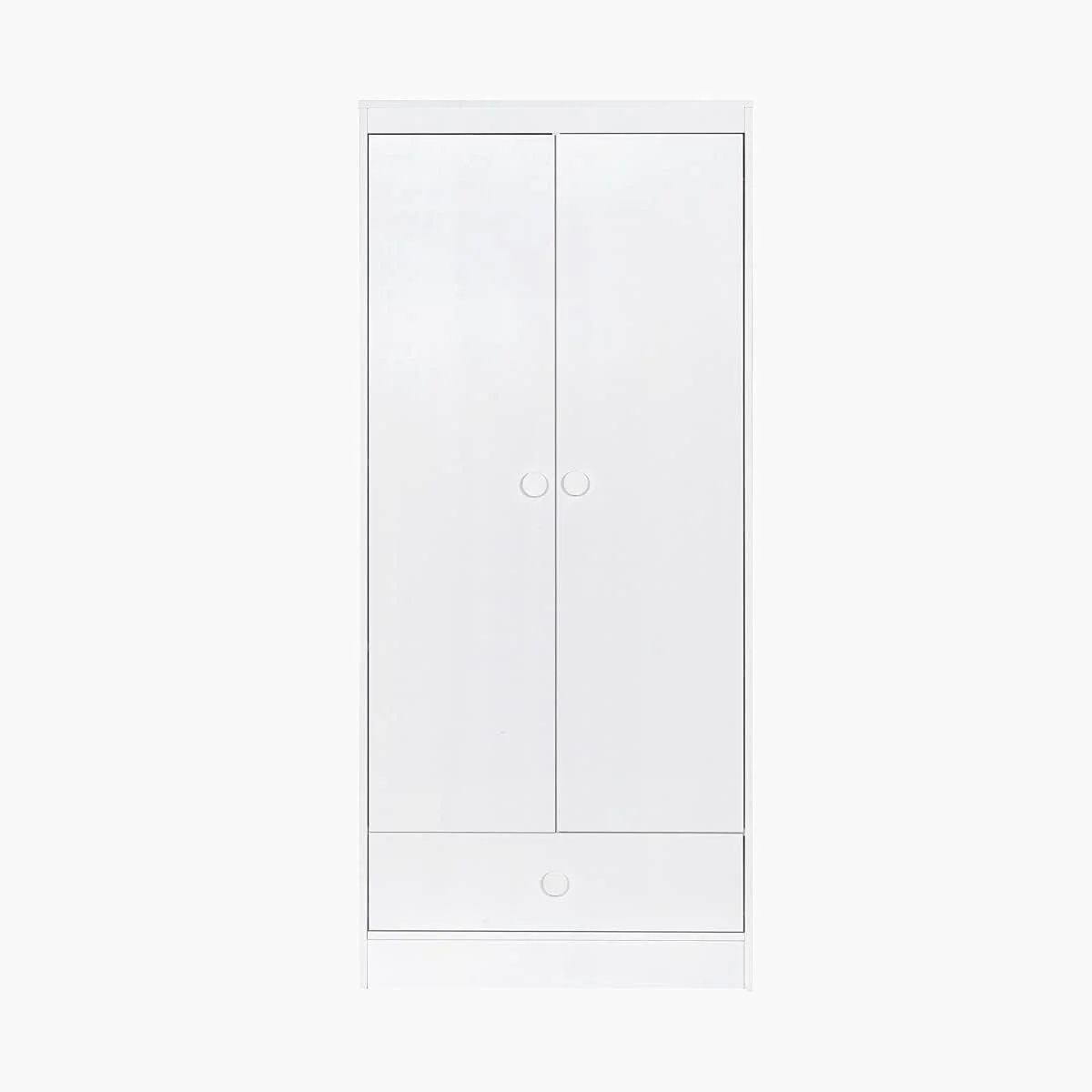 کمد لباس یک کشو و دو درب وانیلی هوم باکس - قرمز